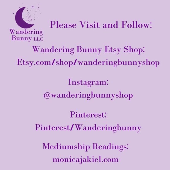 Crescent Moon Necklace - Handmade by Wandering Bunny LLC - Picture 10 of 10